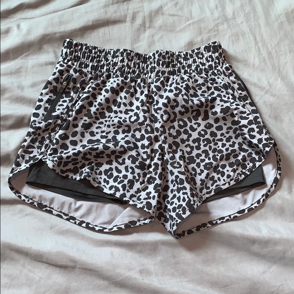 XS Animal Print Athletic Shorts